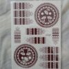 Festival-Ready Self-Adhesive Brown Mehndi Sticker – Perfect for Every Occasion