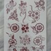 Stylish Brown Mehndi Sticker – Quick & Beautiful Henna Designs