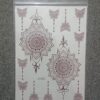 Self-Adhesive Brown Mehndi Sticker – Easy & Mess-Free Henna Art for Every Occasion