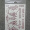 Self-Adhesive Brown Mehndi Sticker – Easy, Mess-Free Henna