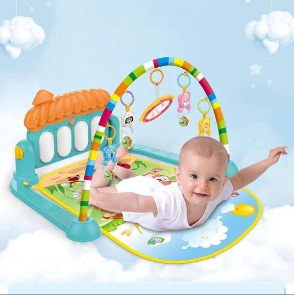 Double-Sided Multicolor Play Mat for Babies – Soft, Reversible, and Durable Baby Activity Mat