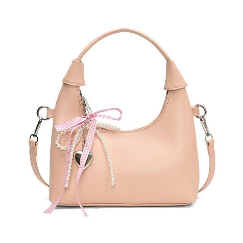 Trendy Crossbody Bag for Women – Cute, Minimalist PU Leather Shoulder Purse (Black, Pink, Beige, Green)