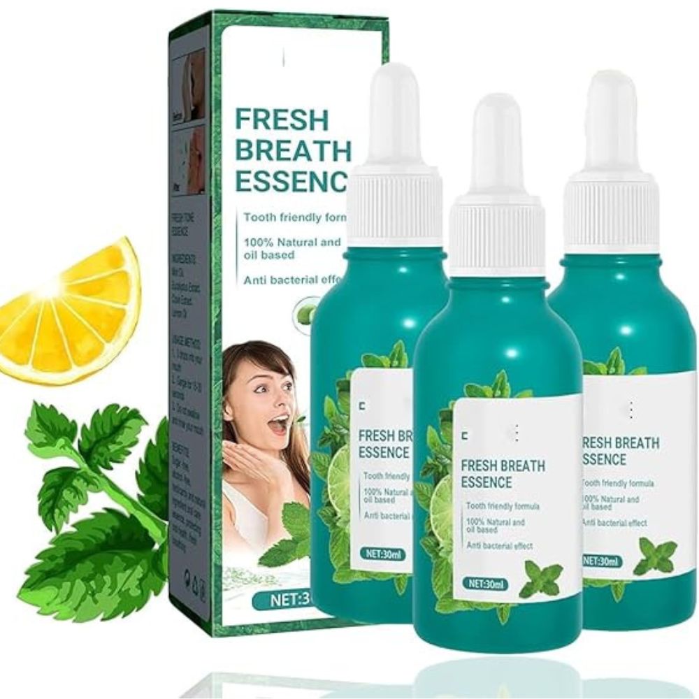 Fresh Breath Oral Care Essence – Natural Mint Drops for Long-Lasting Freshness (30ml)